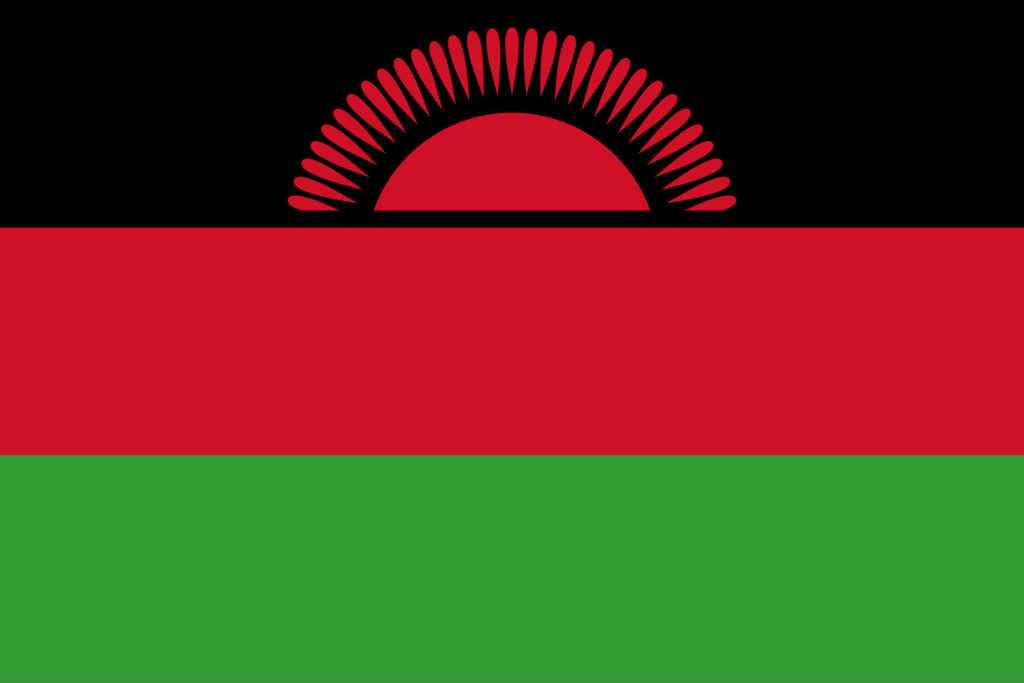 Drapeau du Malawi.