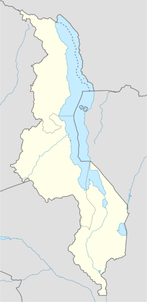 Carte vierge du Malawi