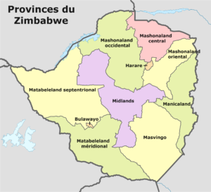 Quelles sont les provinces du Zimbabwe ?