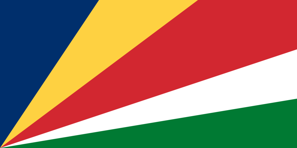 Drapeau des Seychelles.