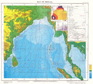 Carte du golfe du Bengale