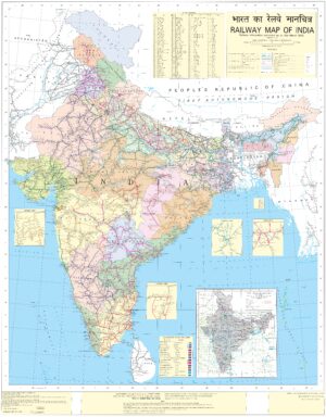 Carte ferroviaire de l’Inde