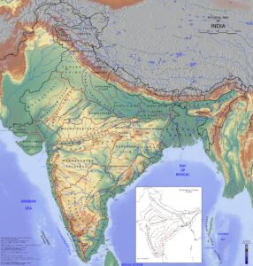 Divisions physiographiques de l'Inde.