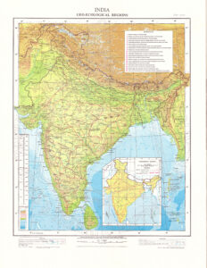 Régions géo-écologiques de l'Inde.