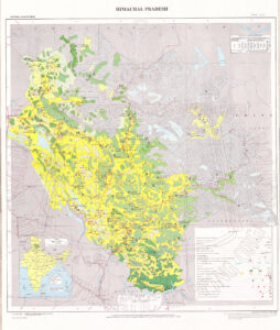 Carte du Himachal Pradesh de 2004.