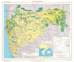 Carte du Maharashtra de 2005.