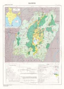 Carte du Manipur de 2007.