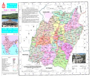 Carte du Manipur