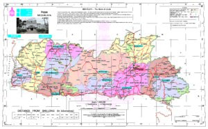 Carte du Meghalaya