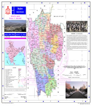 Carte du Mizoram