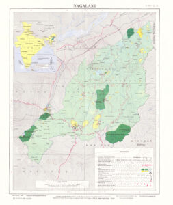 Carte du Nagaland de 2004.