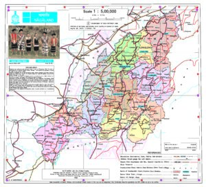 Carte du Nagaland