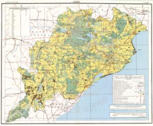 Carte de l'Odisha de 1997.