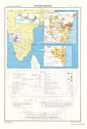 Carte de Pondichéry