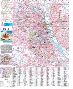 Carte de Delhi.