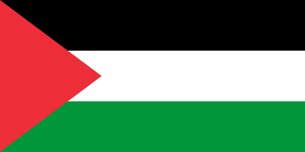 Drapeau de la Palestine.