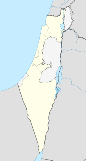 Carte vierge d’Israël