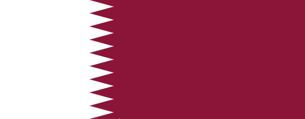 Drapeau du Qatar.