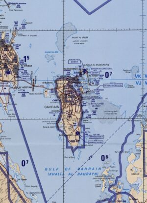 Carte de pilotage tactique de Bahreïn 1998