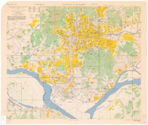 Carte de Séoul de 1946