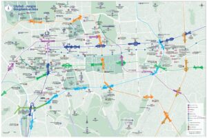 Plan du centre-ville de Séoul