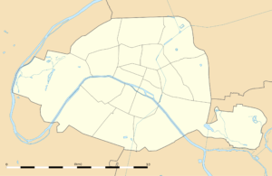 Carte vierge de Paris