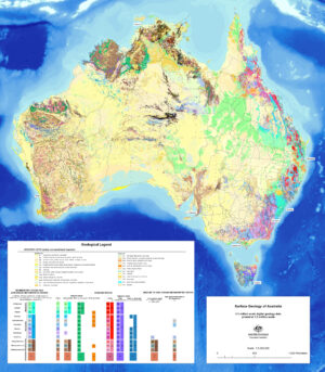 Carte géologique de l’Australie