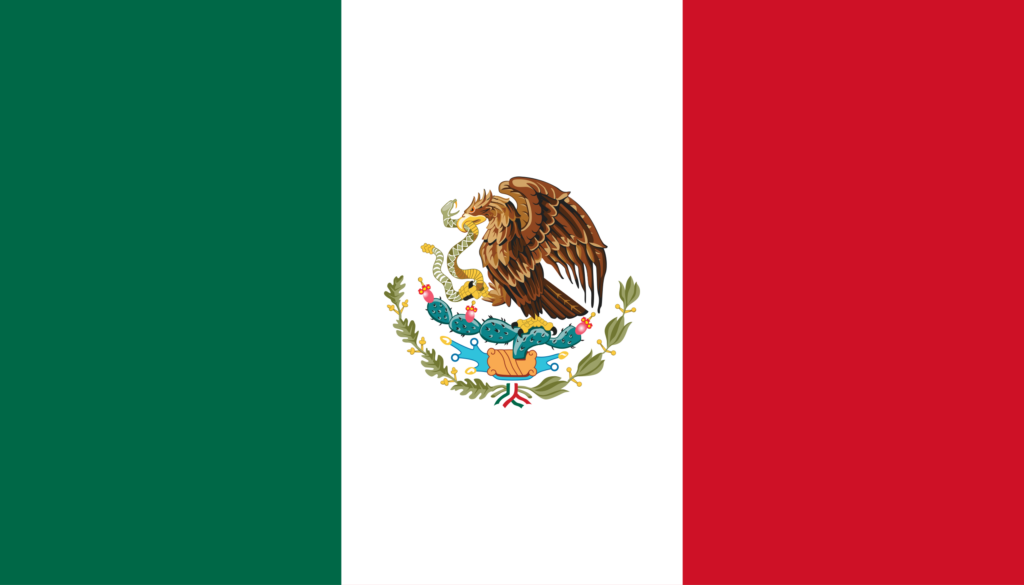 Drapeau du Mexique.