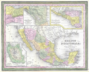 Mexique et Guatemala 1850.