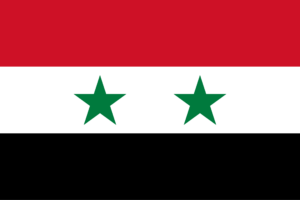 Drapeau de la Syrie