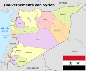 Quels sont les gouvernorats de la Syrie ?