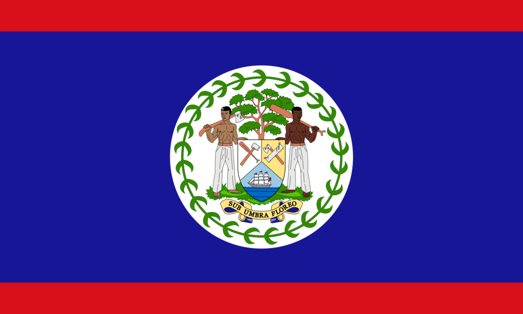 Drapeau du Belize.