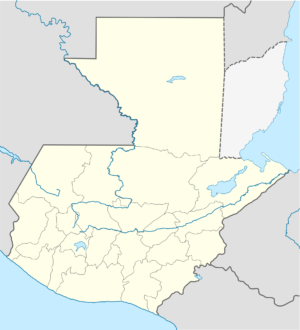 Carte vierge du Guatemala