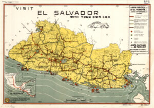 Carte du Salvador de 1948