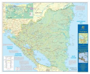 Carte routière du Nicaragua