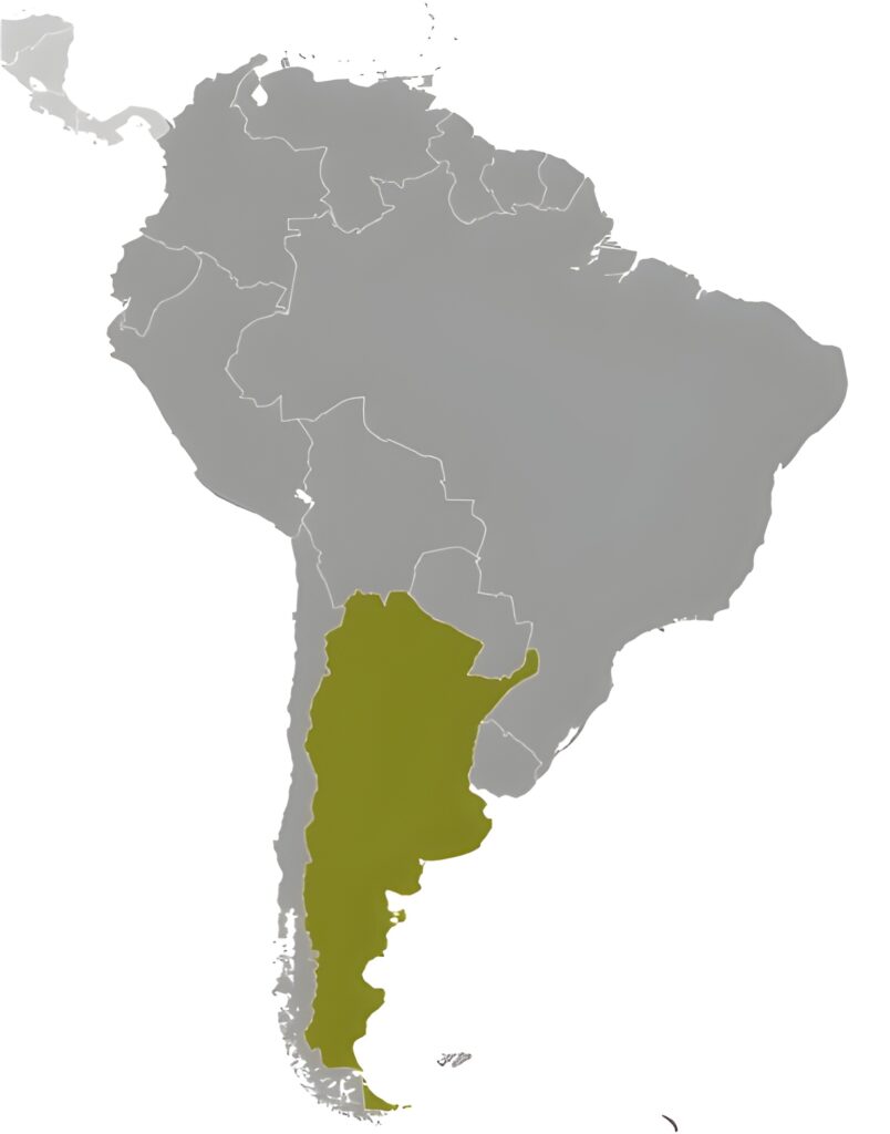 Carte de localisation de l'Argentine