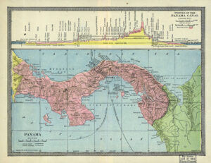 Carte du Panama publiée en 1904