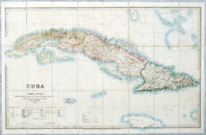 Carte de Cuba de 1858