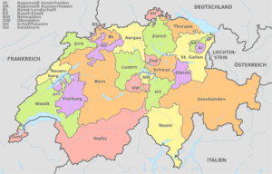 Quels sont les cantons de la Suisse ?