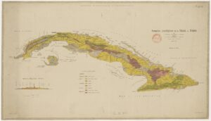 Esquisse géologique de l'île de Cuba 1869-83.