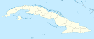 Carte vierge de Cuba