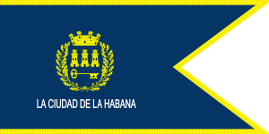 Drapeau officiel de La Havane, Cuba