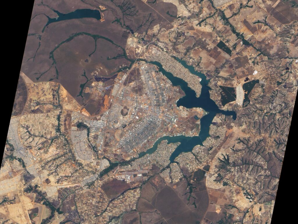 Brasilia pendant la saison sèche d'été