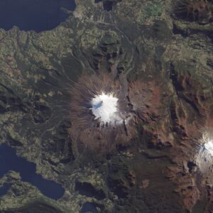Le volcan Villarrica, pointe sud de l’Amérique du Sud