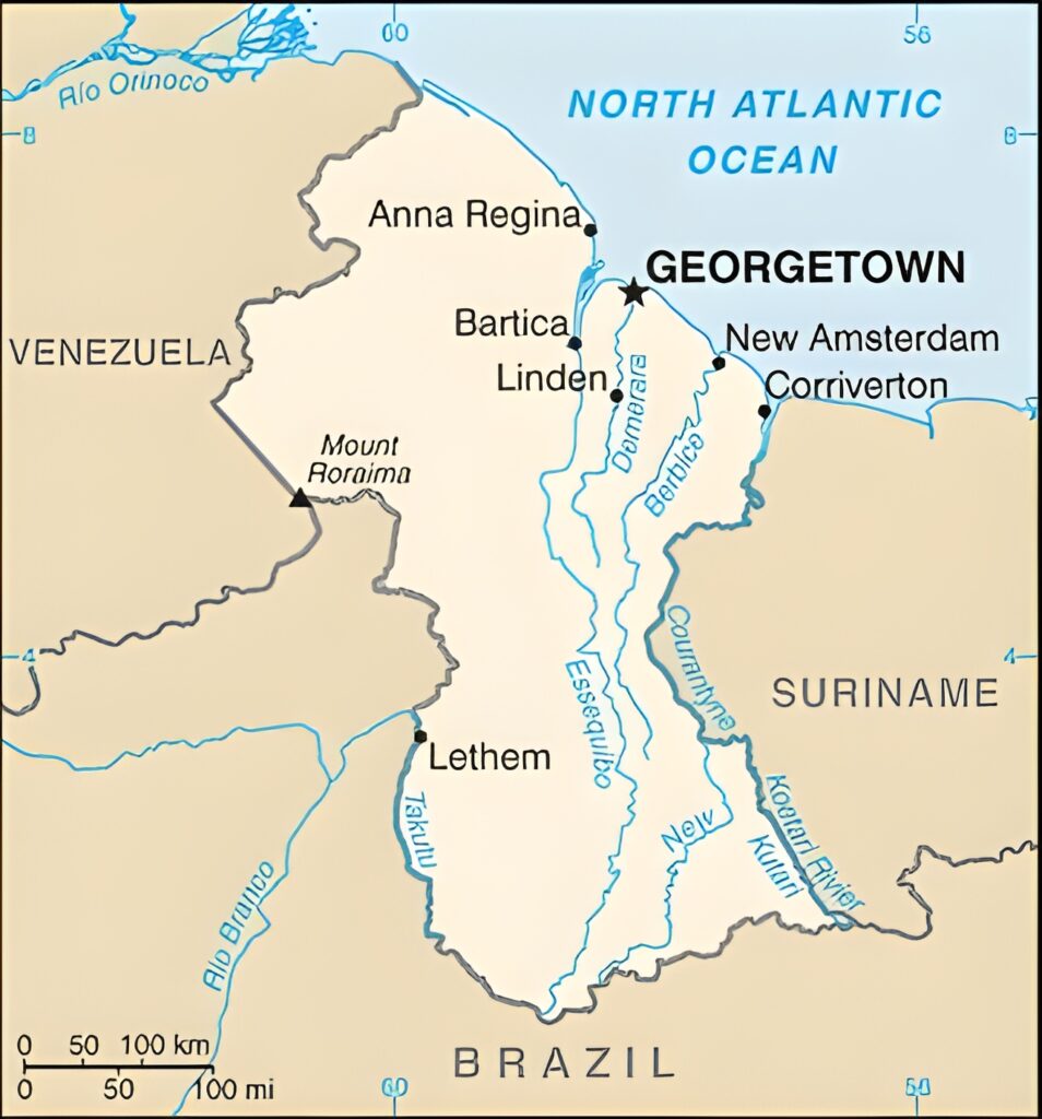 Carte-des-principales-villes-du-Guyana