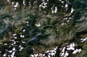 Image satellite d’Andorre.