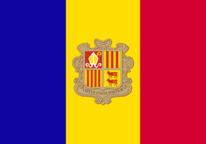 Le drapeau d’Andorre