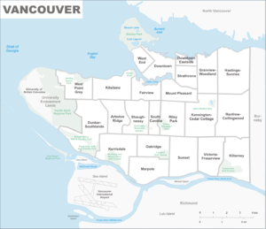 Quels sont les quartiers de Vancouver ?