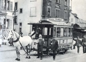 Le dernier Rösslitram à Zurich le 5 août 1900