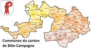 Quelles sont les communes du canton de Bâle-Campagne ?